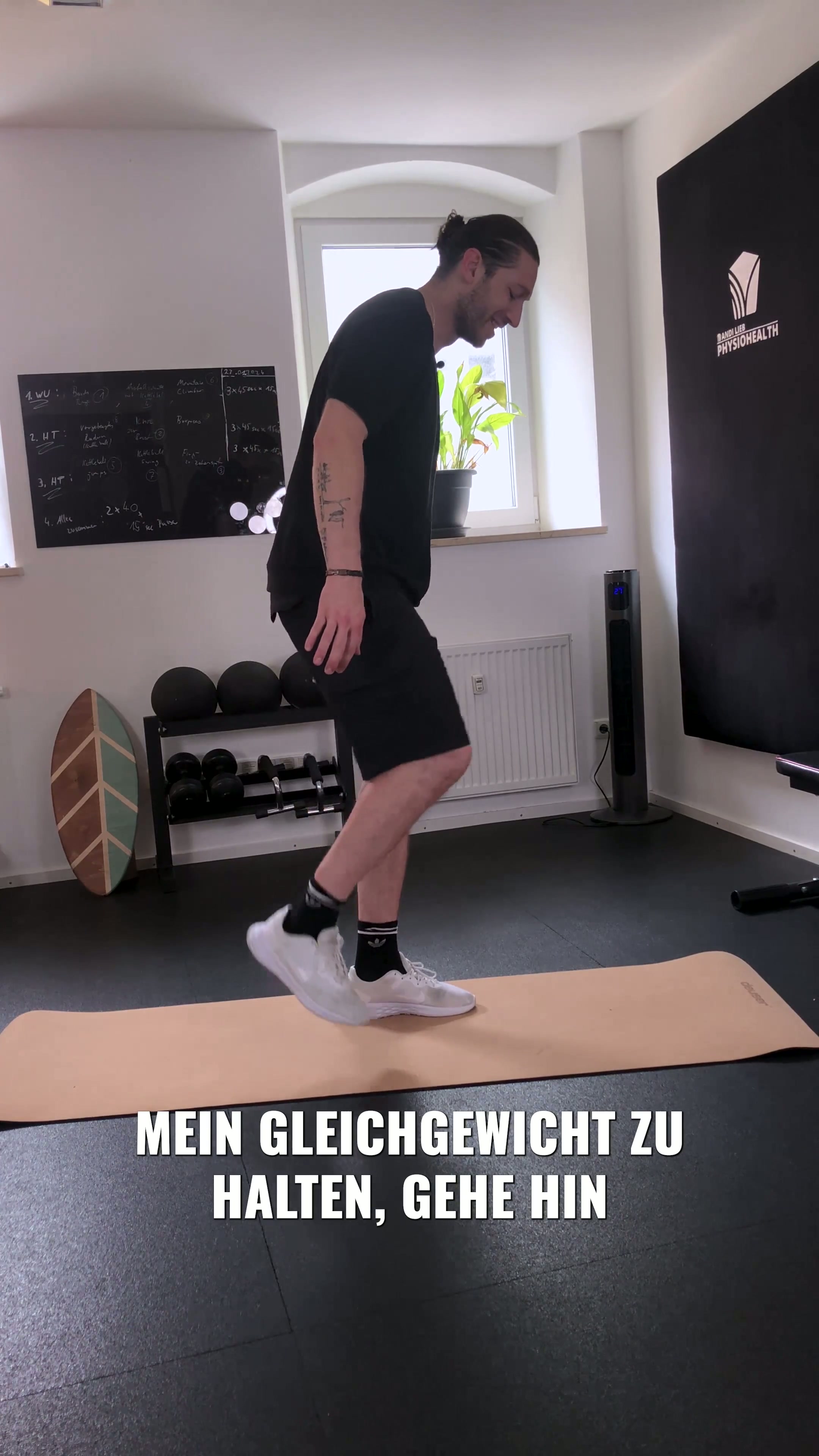 Quadrizeps-Dehnung im Stehen